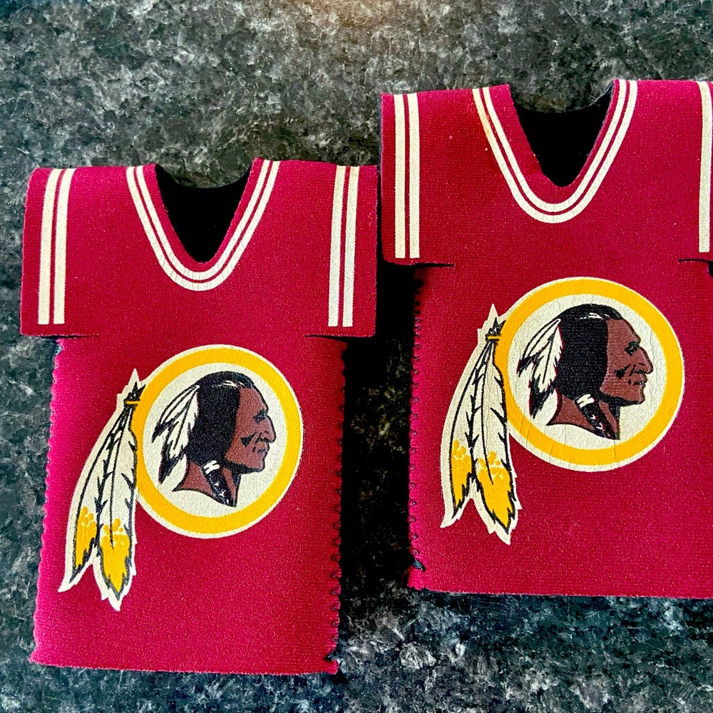 Vintage Washington Redskins Football Team Koozies